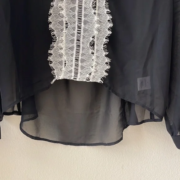Romeo & Juliet Couture Sheer Blouse - Picture 7 of 12